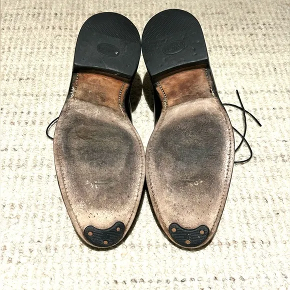 Allen Edmonds Denali Split Toe Black Lace Up Oxford Shoe