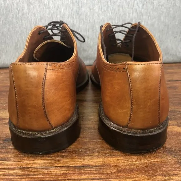 Allen Edmonds Evanston Mens Size 11.5 D Walnut Brown Cap Toe Oxford Shoes USA