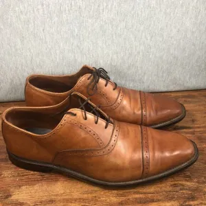 Allen Edmonds Evanston Mens Size 11.5 D Walnut Brown Cap Toe Oxford Shoes USA