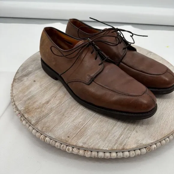 Allen Edmonds‎ Kennett Derby Shoe Men's 12D Brown Leather Split Toe Oxford