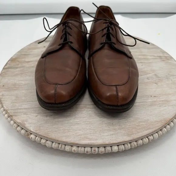 Allen Edmonds‎ Kennett Derby Shoe Men's 12D Brown Leather Split Toe Oxford
