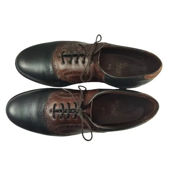 Allen Edmonds Links Men's Size 10E Two Tone Oxford Dress Shoes