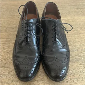Allen Edmonds Lloyd Men's Black Wingtip Oxford Dress Shoes. Size 9.5 Made in USA