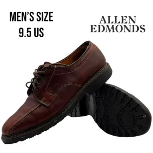 Allen Edmonds Mapleton Men's Shoes Size 9.5 D Brown Leather Oxford Lug Sole 7954