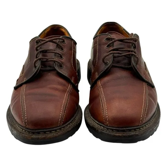 Allen Edmonds Mapleton Men's Shoes Size 9.5 D Brown Leather Oxford Lug Sole 7954