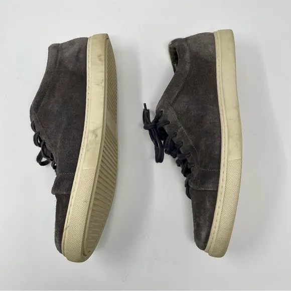 ALLEN EDMONDS Men’s Canal Court Sneaker in Grey Suede 2356 size 10D