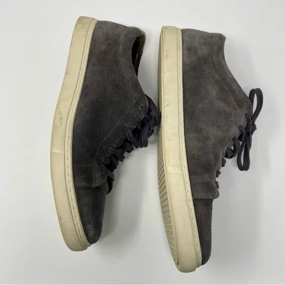 ALLEN EDMONDS Men’s Canal Court Sneaker in Grey Suede 2356 size 10D