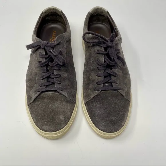 ALLEN EDMONDS Men’s Canal Court Sneaker in Grey Suede 2356 size 10D