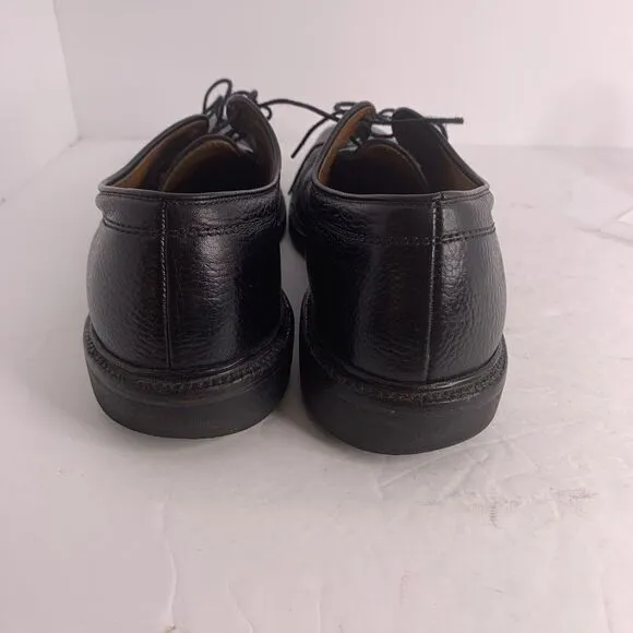 Allen Edmonds Oxford Derby Shoes Mens Sz 12 Black Leather Becker Rubber Soles