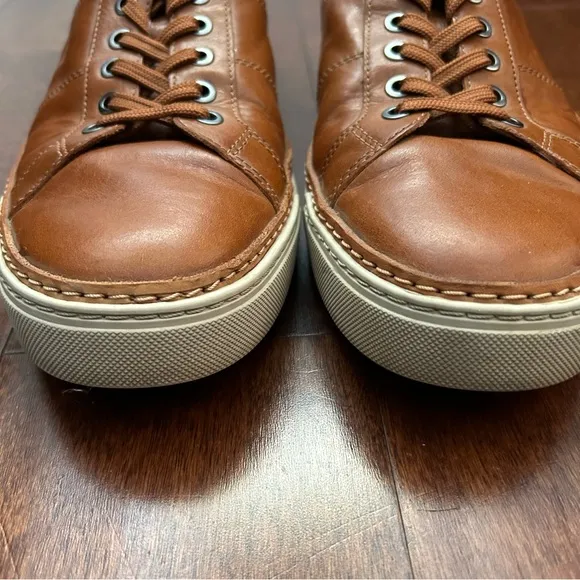 Allen Edmonds Porter City Derby Lace-up Sneaker,Walnut Brown Leather, Size 11 D