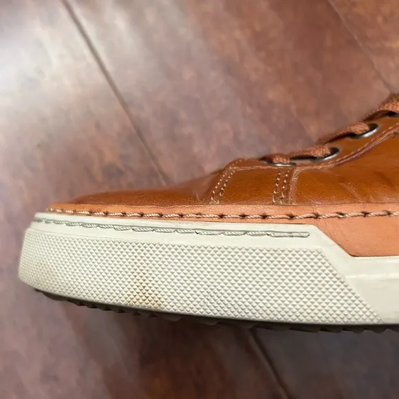 Allen Edmonds Porter City Derby Lace-up Sneaker,Walnut Brown Leather, Size 11 D