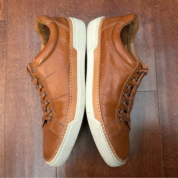 Allen Edmonds Porter City Derby Lace-up Sneaker,Walnut Brown Leather, Size 11 D