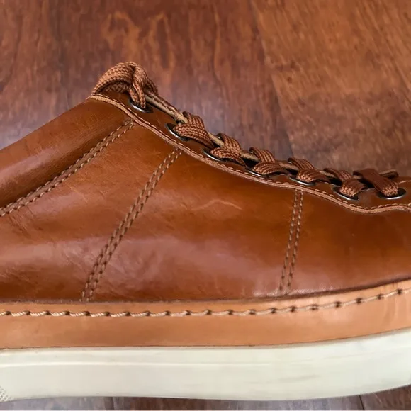 Allen Edmonds Porter City Derby Lace-up Sneaker,Walnut Brown Leather, Size 11 D