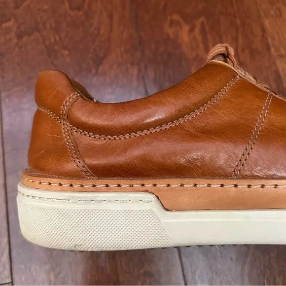 Allen Edmonds Porter City Derby Lace-up Sneaker,Walnut Brown Leather, Size 11 D