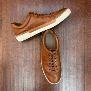 Allen Edmonds Porter City Derby Lace-up Sneaker,Walnut Brown Leather, Size 11 D