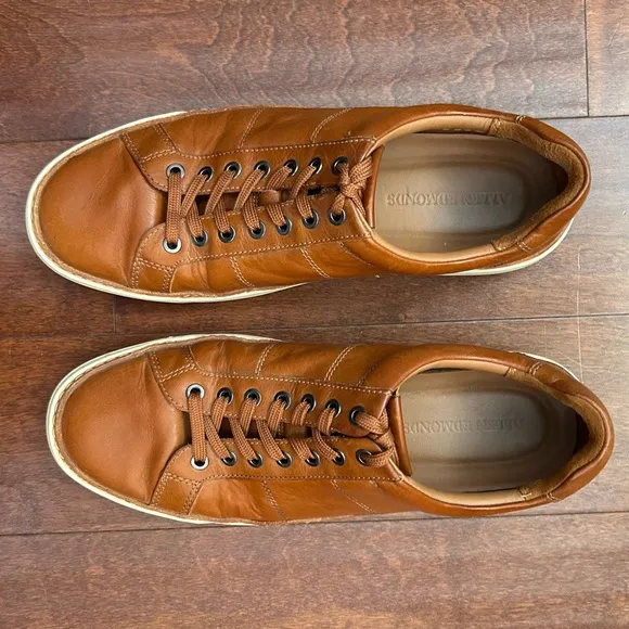 Allen Edmonds Porter City Derby Lace-up Sneaker,Walnut Brown Leather, Size 11 D