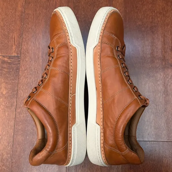 Allen Edmonds Porter City Derby Lace-up Sneaker,Walnut Brown Leather, Size 11 D