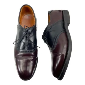 Allen Edmonds Shelton Men's Size 10.5 D Dress Saddle Leather Oxford Shoes