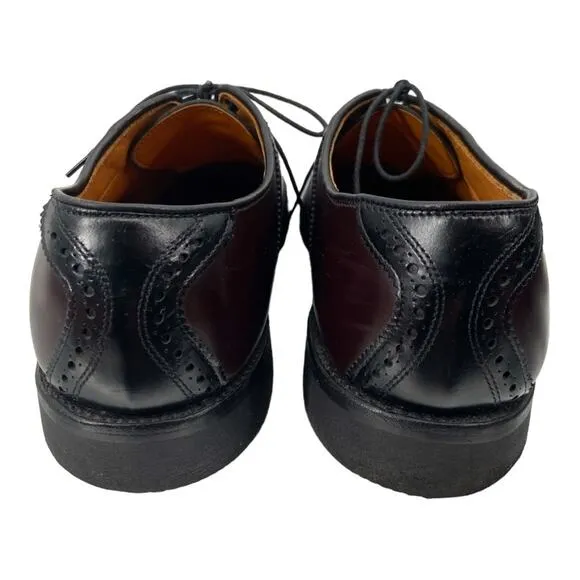 Allen Edmonds Shelton Men's Size 10.5 D Dress Saddle Leather Oxford Shoes