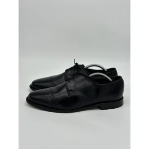 Allen Edmonds Shoes Mens 12 Black Clifton Derby‎ Cap Toe Leather Oxford Dress