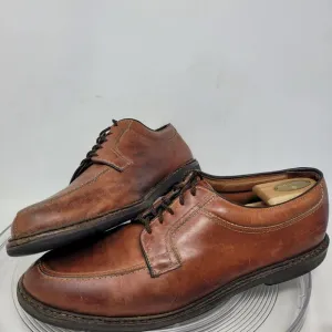 ALLEN EDMONDS Wilbert Brown Leather Dress Casual Walking Derby Shoe Mens US 12.5