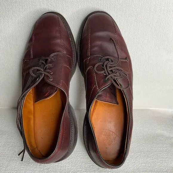 Allen Edmonds Mapleton Leather Oxford: Brown Shoes Model 7954 Size 10,5 D