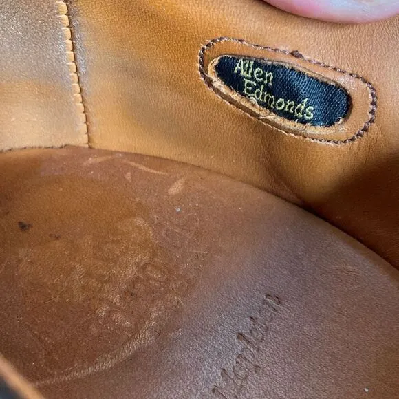 Allen Edmonds Mapleton Leather Oxford: Brown Shoes Model 7954 Size 10,5 D