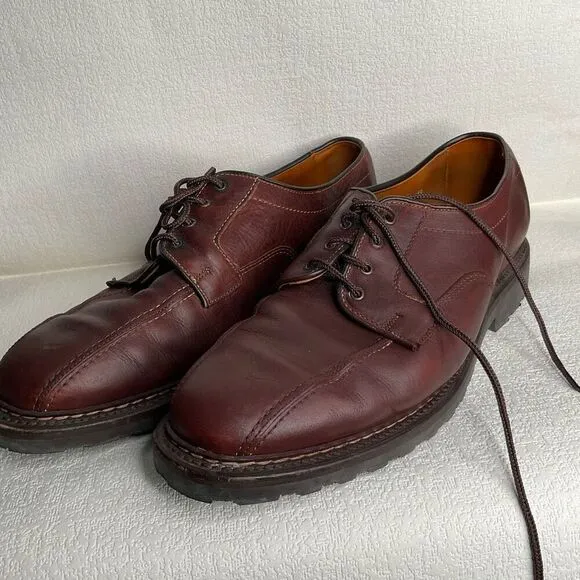 Allen Edmonds Mapleton Leather Oxford: Brown Shoes Model 7954 Size 10,5 D