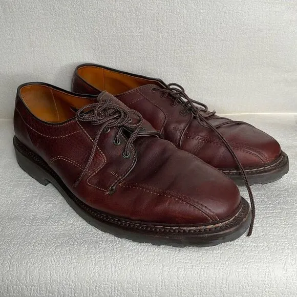 Allen Edmonds Mapleton Leather Oxford: Brown Shoes Model 7954 Size 10,5 D