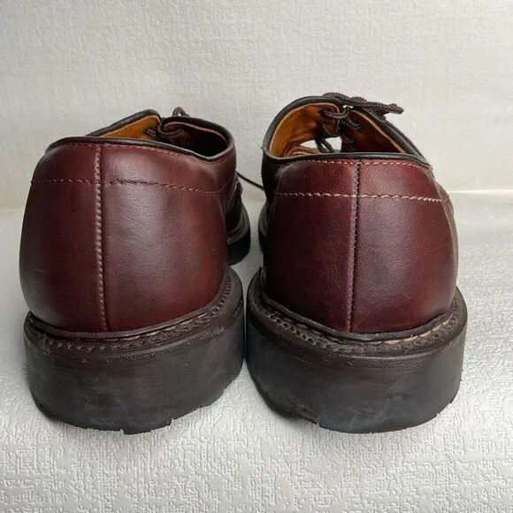 Allen Edmonds Mapleton Leather Oxford: Brown Shoes Model 7954 Size 10,5 D