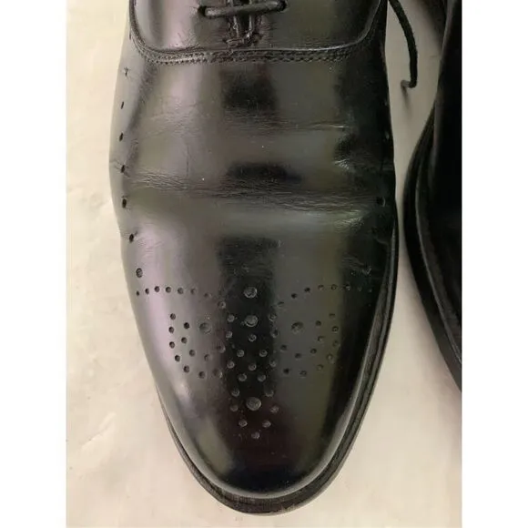 Allen Edmonds Weybridge Oxford dress shoes black men's size 10.5