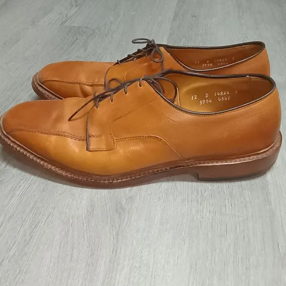 Allen Edmund Hillcrest 5954 Bicycle Oxford Derby Lace Dress Shoe Size 12D