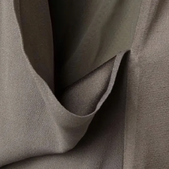 ALLSAINTS Tawny Satin Asymmetric Draped Dress