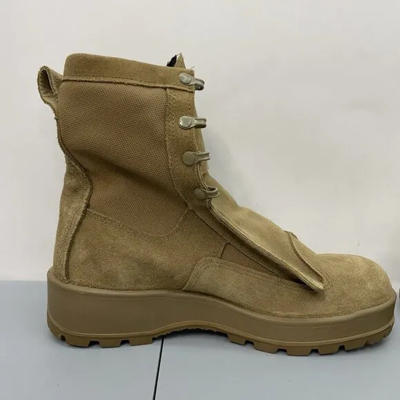 Altama Army Military Combat Boots Waterproof Temperate Weather Tan Mens 10 New