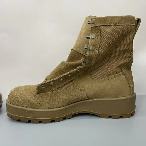 Altama Army Military Combat Boots Waterproof Temperate Weather Tan Mens 10 New