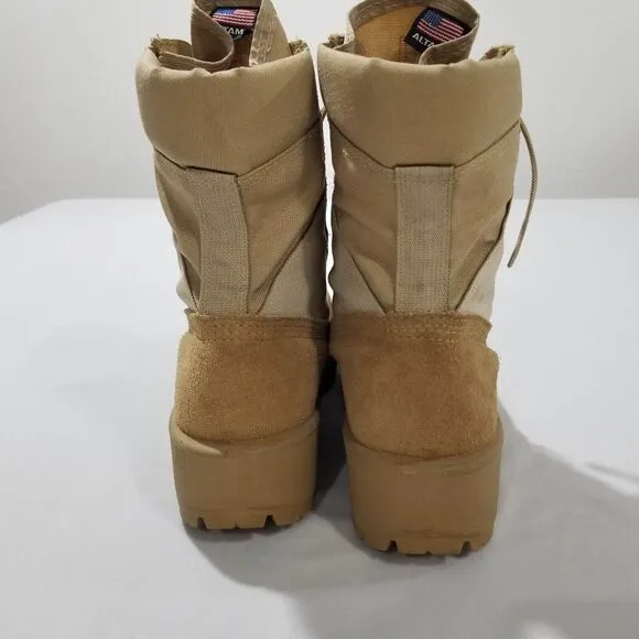 Altama Boots Men's Wrath 8' Tan Size 6R Boots Military Combat Hot Weather Vibram