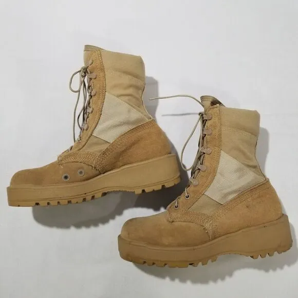 Altama Boots Men's Wrath 8' Tan Size 6R Boots Military Combat Hot Weather Vibram