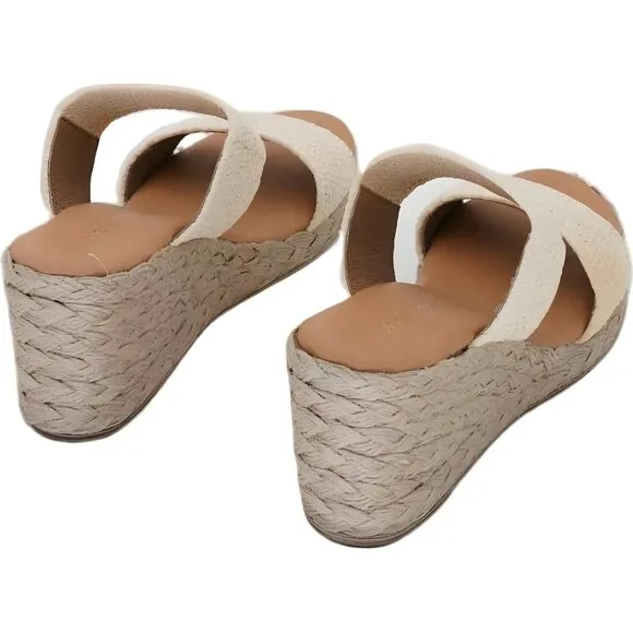 Andre Assous Nori Espadrille Wedge Sandals for Women Size 6