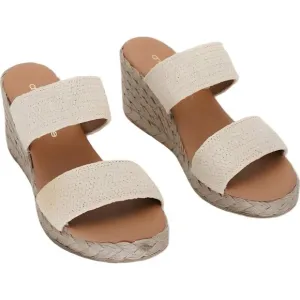 Andre Assous Nori Espadrille Wedge Sandals for Women Size 6