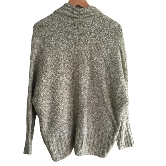 Anthro Angel of the North Alpaca Wool Blend Moss Green Cardi Cardigan Sweater