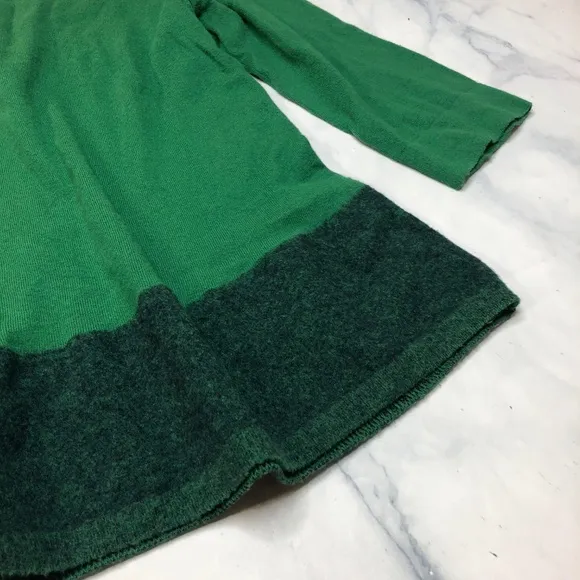 Anthropologie Angel of the North Green Evi Sweater