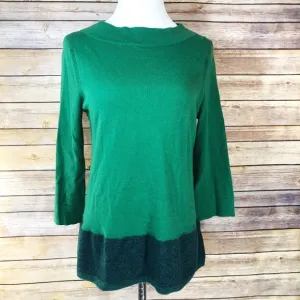 Anthropologie Angel of the North Green Evi Sweater