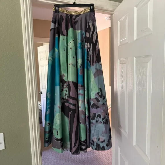 Anthropologie Geisha Designs Pintura Lehengas style Maxi skirt Size 0