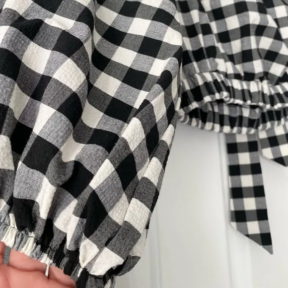 Anthropologie Maeve Gingham Skirt Set, M/L