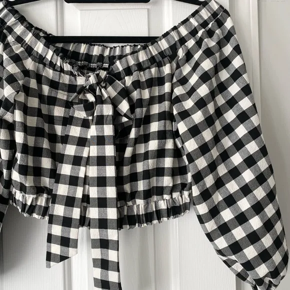 Anthropologie Maeve Gingham Skirt Set, M/L