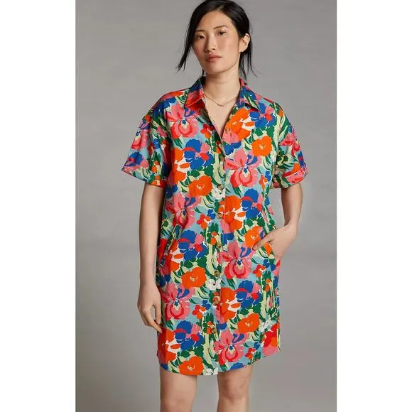 Anthropologie Porridge Mini Shirtdress - New Small
