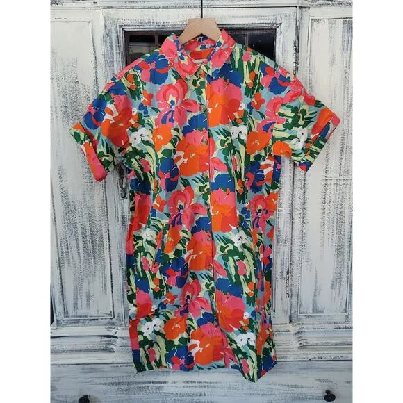 Anthropologie Porridge Mini Shirtdress - New Small