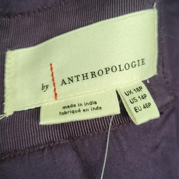 Anthropologie Rae Embroidered Shift Dress Size 14P