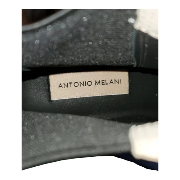 Antonio Melani Dalton Gore Leather Bone Black Weather Resistant Lug Sole Boot 7