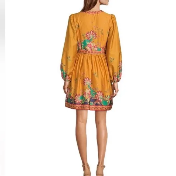 ANTONIO MELANI Emma Floral Faux Wrap Dress NWT